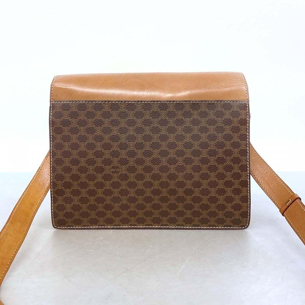 Celine Macadam Shoulder Bag, Brown, Women's OP004364 - Picture 11 of 11